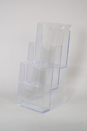 Universal three-compartment booklet holder