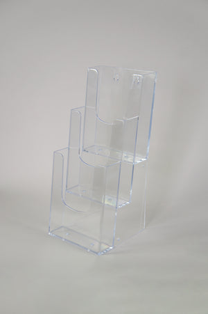 Universal three-compartment booklet holder