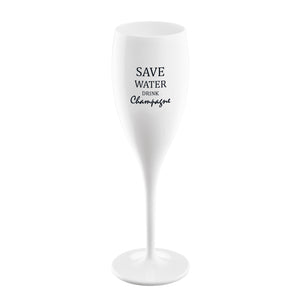 Glass CHEERS No.1 "SAVE WATER DRINK CHAMPAGNE", 100 ml