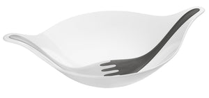Salad bowl with cutlery LEAF XL+, 4.5 L