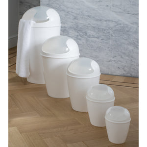 <transcy>Swing-top wastebasket DEL XL, 30 L</transcy>