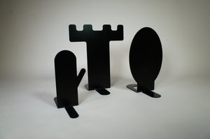 Metal product stands
