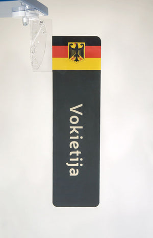 Reklaminė vėliavėlė su PRO-FLAG laikikiu
