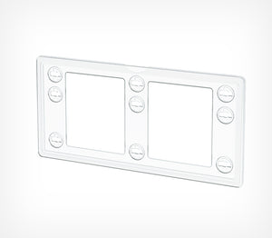 <transcy>Shelftalker frame MINI series TM 1/3 A4, transparent</transcy>