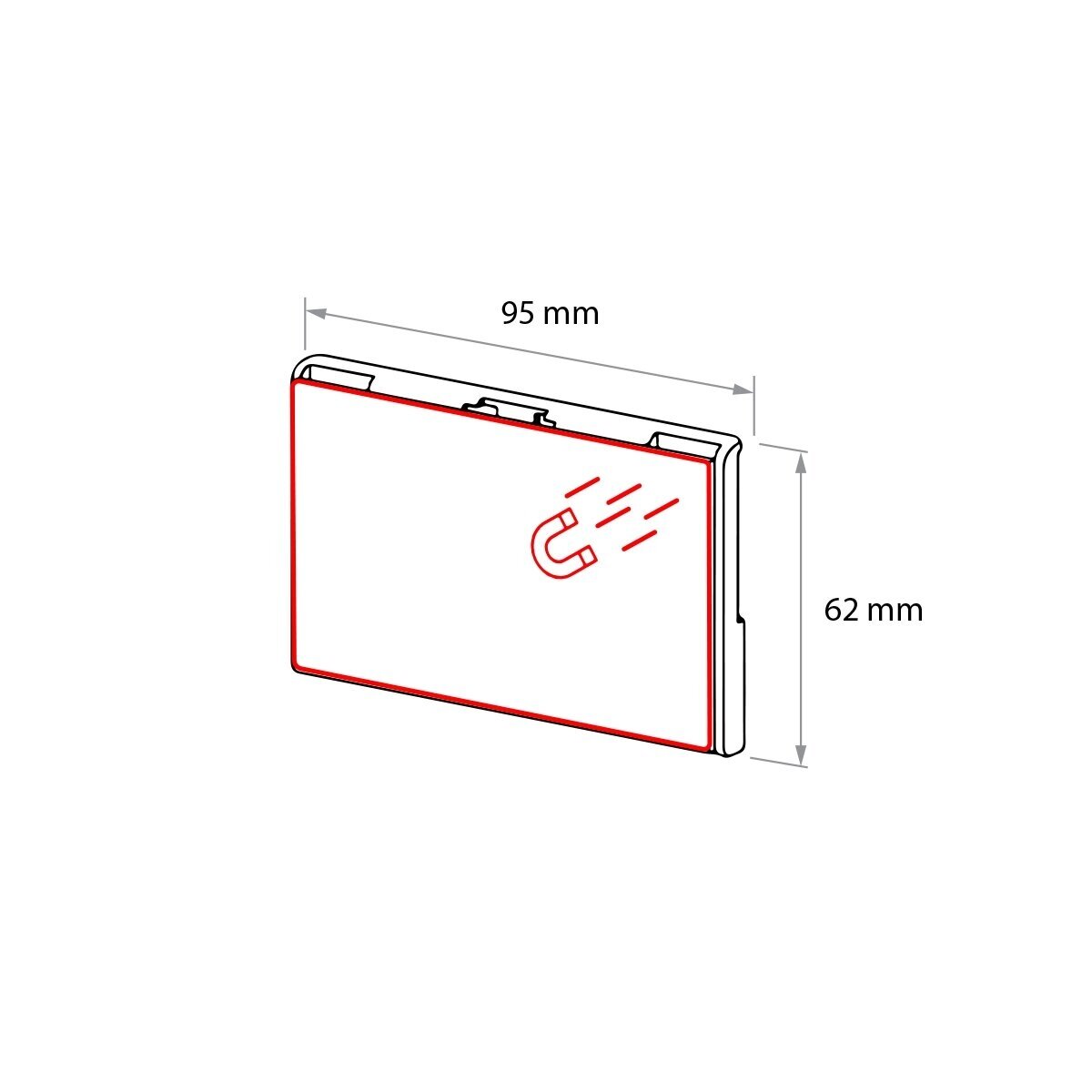 Adapteris SOLUM 6L CLIP magnetinis 2