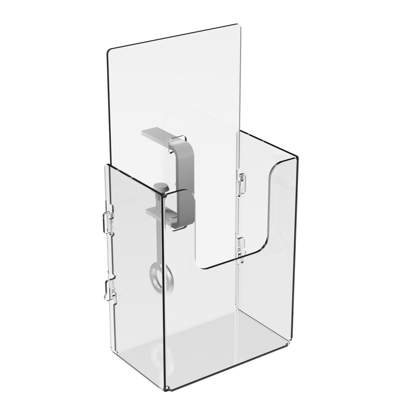 Leaflet holder with metal holder 3