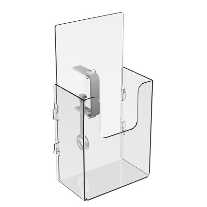 Leaflet holder with metal holder 3