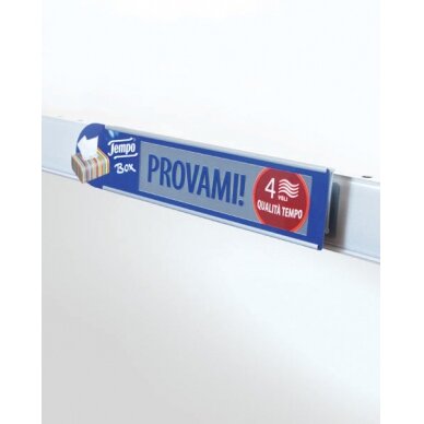 Karulis tvirtinamas prie kainų juostos 7
