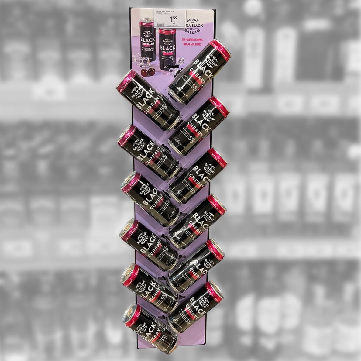 Magnetinis skardinių laikiklis "RIGA BLACK"