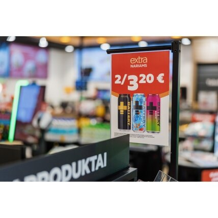 Metalinis reklamos laikiklis 2