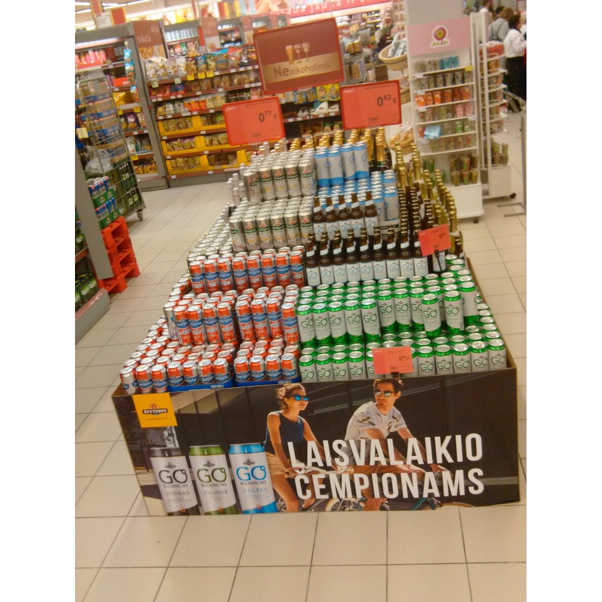 Paletinis išstatymas "Švyturys GO"