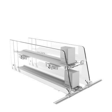 Pusher mechanism with mounting profile LEVEL-UP