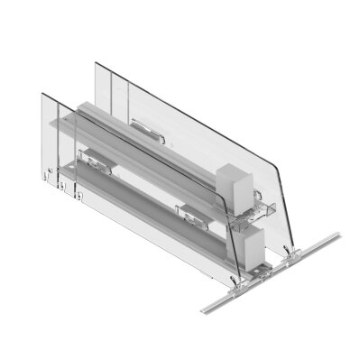 Pusher mechanism with mounting profile LEVEL-UP 3