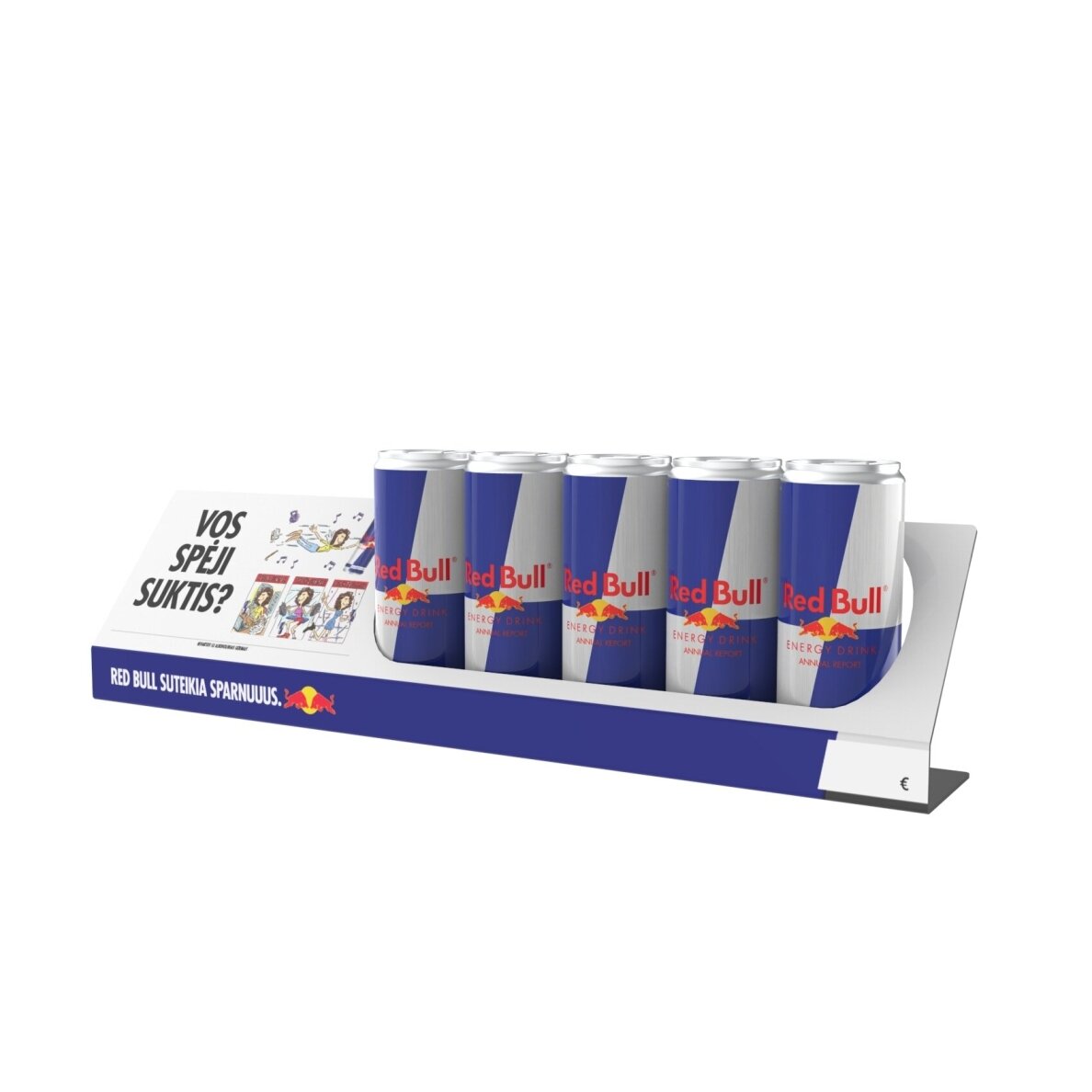 Plastic product holder RED BULL 1 Plastic product holder RED BULL 1