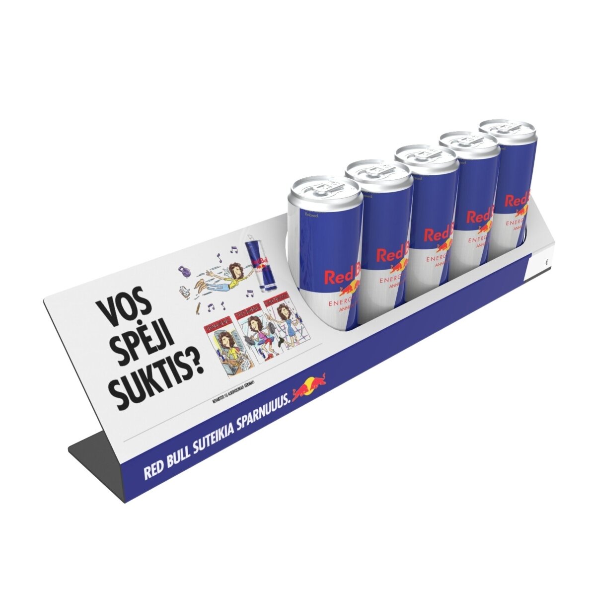 Plastic product holder RED BULL