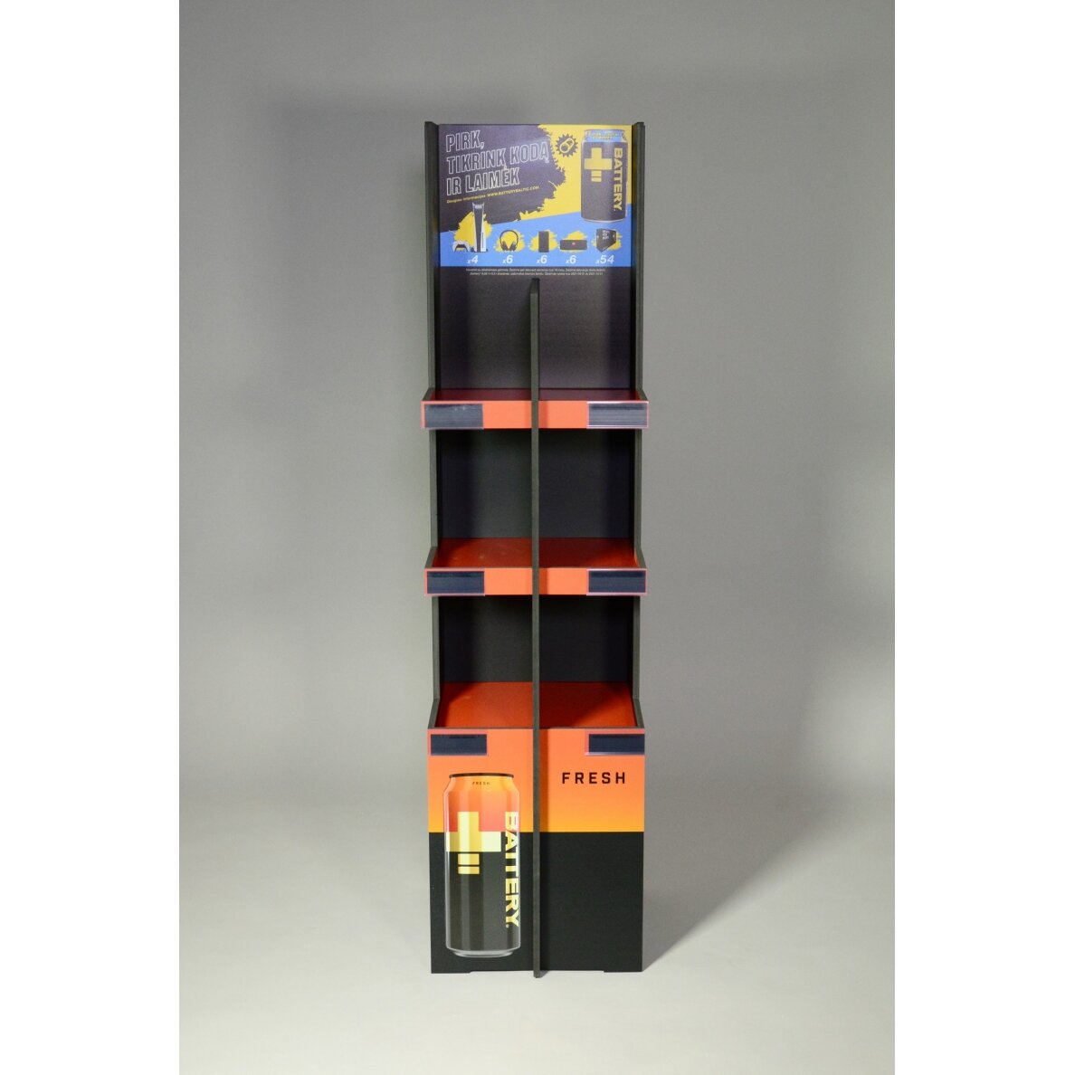 Plastikinis stovas "BATTERY" 1