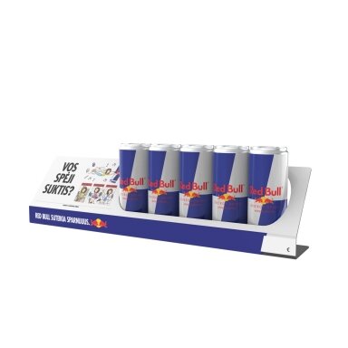 Plastikinis prekių laikiklis RED BULL
