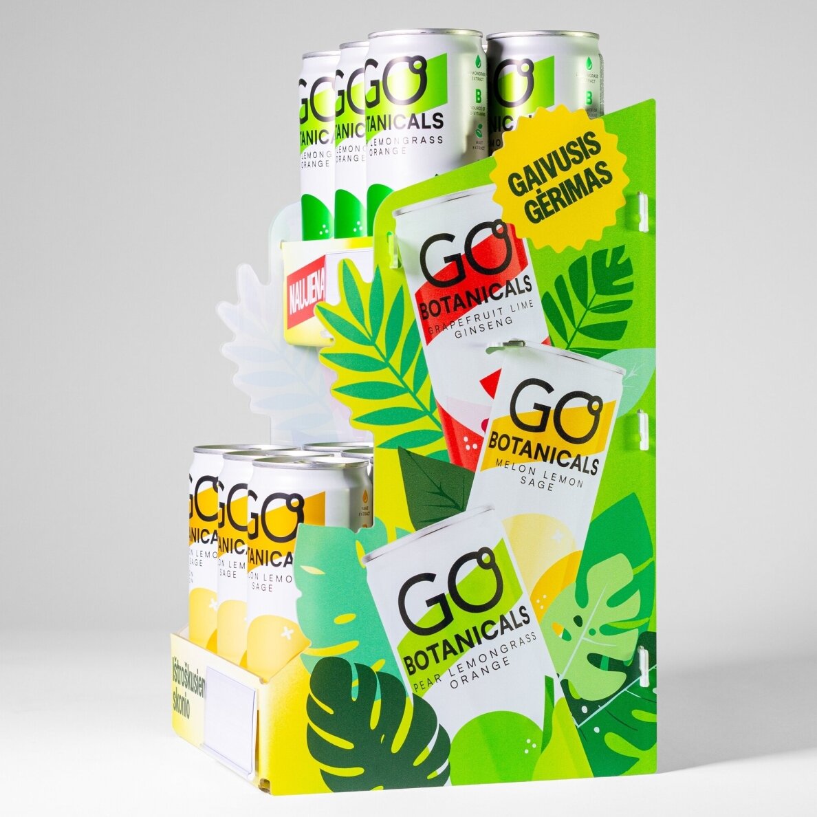 Countertop display GO BOTANICALS 4 Countertop display GO BOTANICALS 4