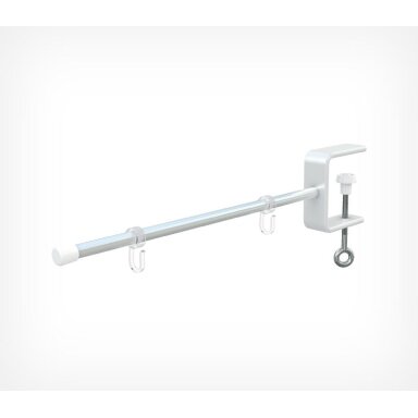 Prisukamas iškabų laikiklis prie lentynos CLAMP-TUBE-I-H