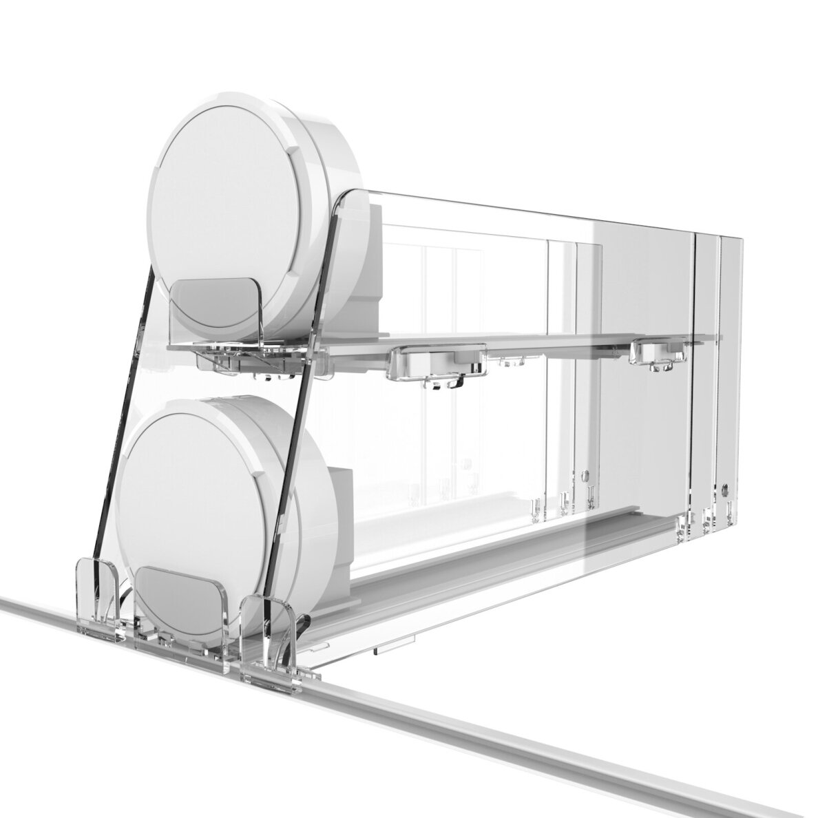 Pusher mechanism with mounting profile LEVEL-UP 7