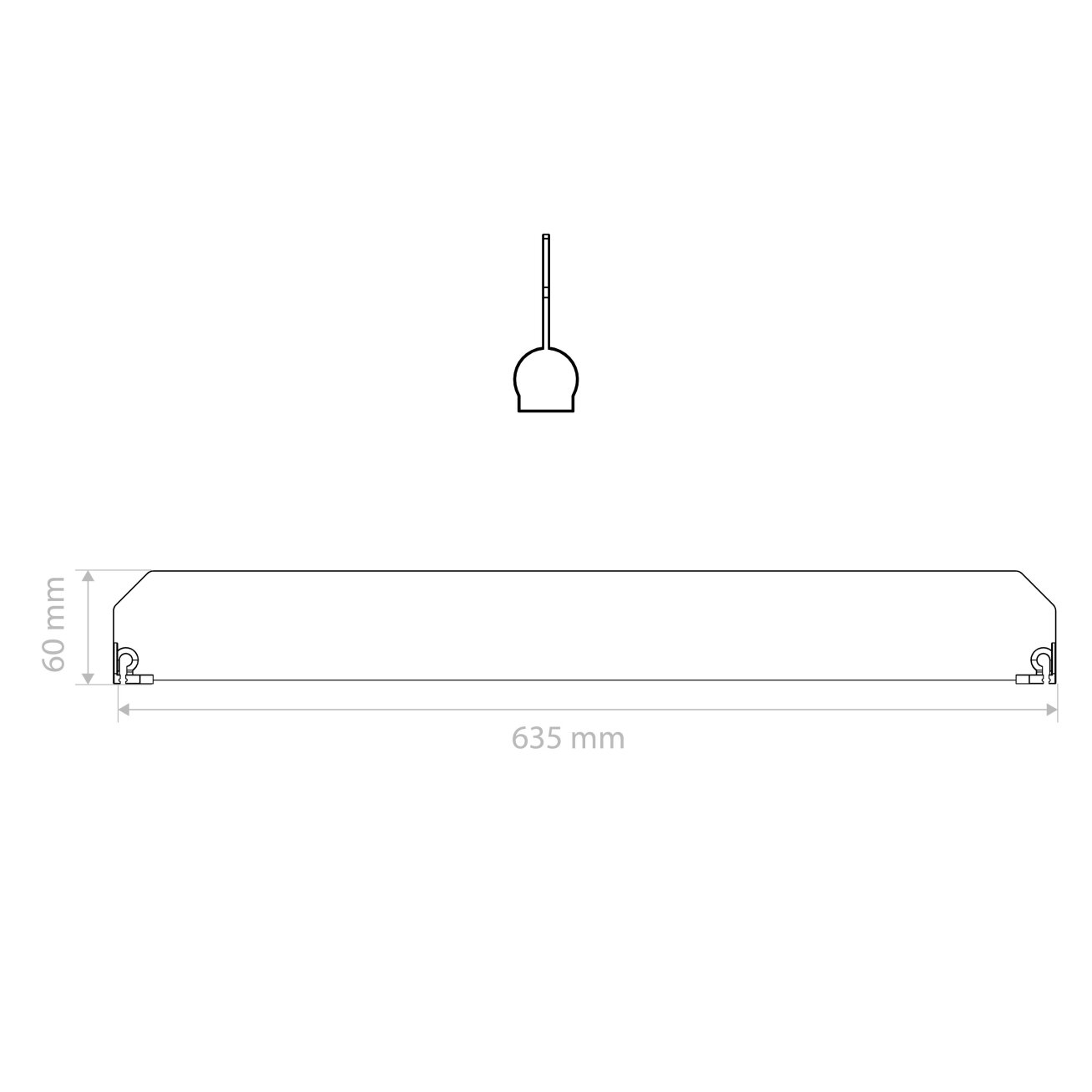 Pertvarėlė 60mm aukščio 12 Pertvarėlė 60mm aukščio 12