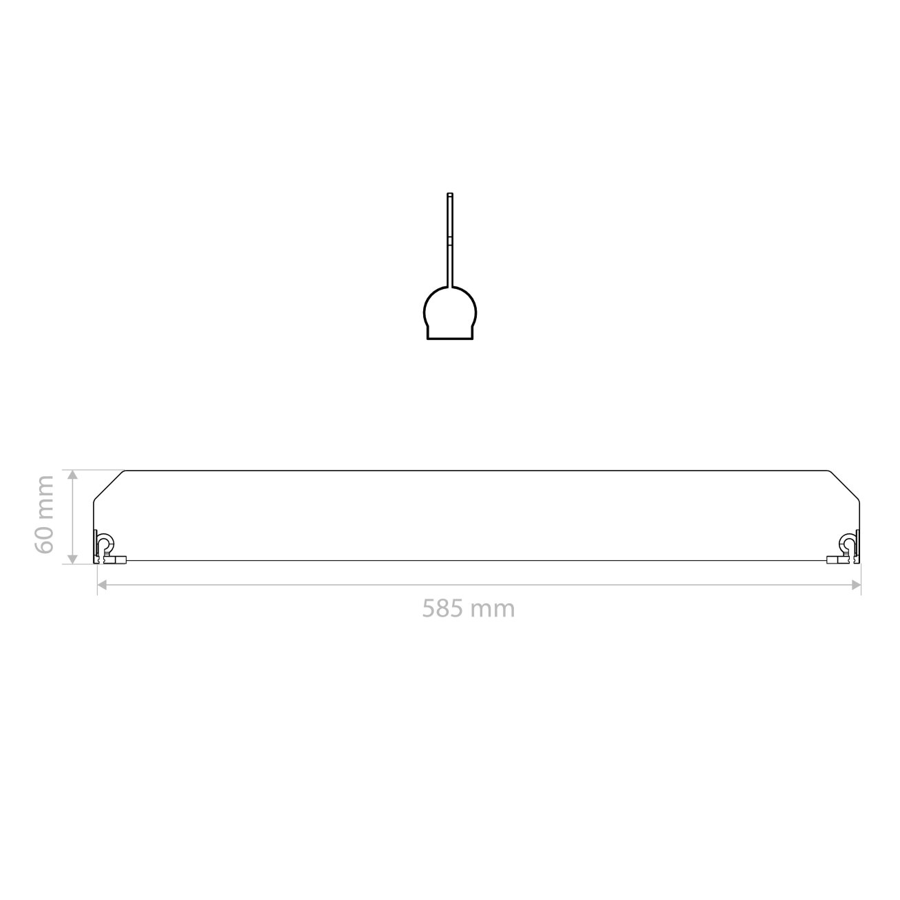Pertvarėlė 60mm aukščio 11 Pertvarėlė 60mm aukščio 11