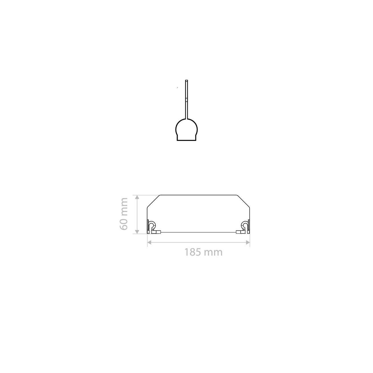 Pertvarėlė 60mm aukščio 3 Pertvarėlė 60mm aukščio 3