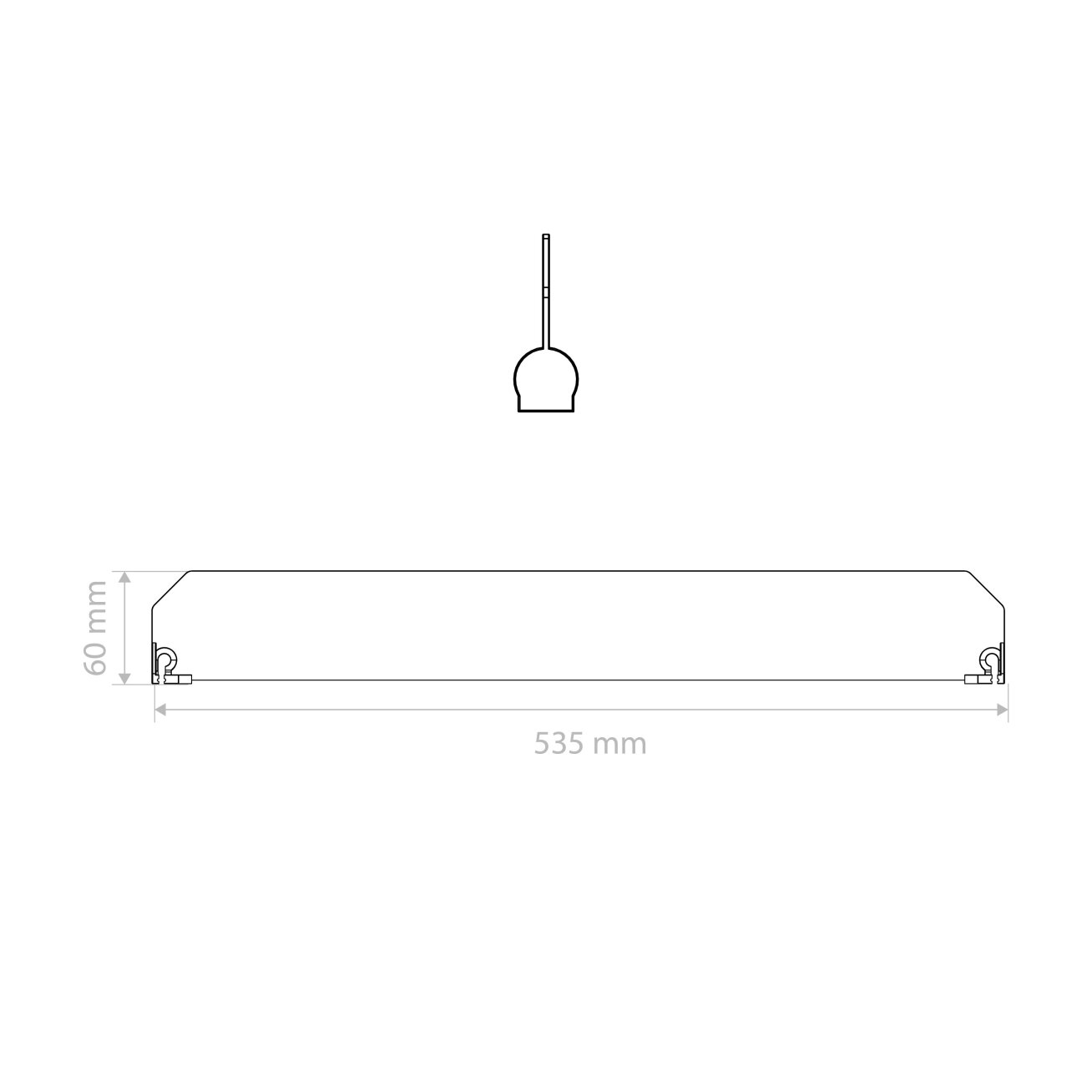 Pertvarėlė 60mm aukščio 10