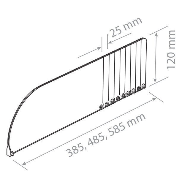 Breakable 120mm divider 2
