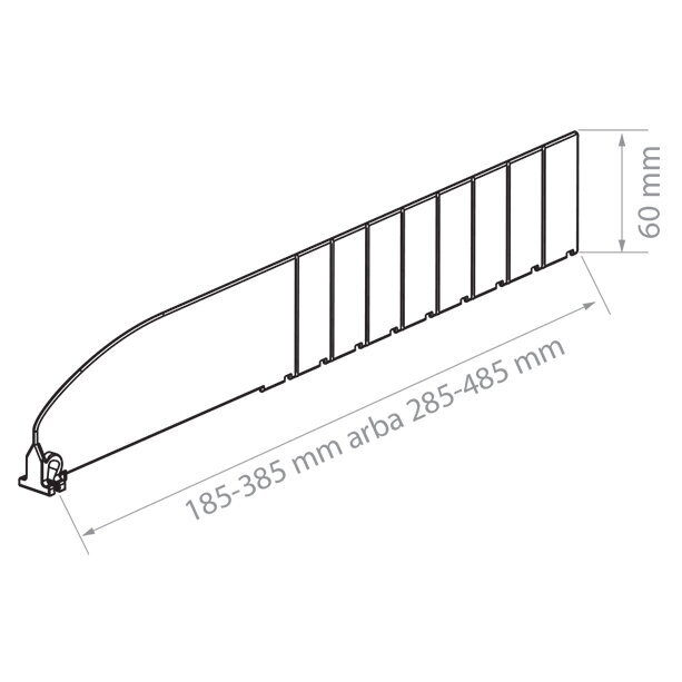 Breakable divider DIV60 4