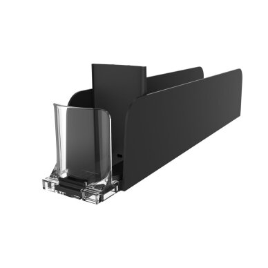 Adjustable-width tray with pusher VARIO Adjustable-width tray with pusher VARIO